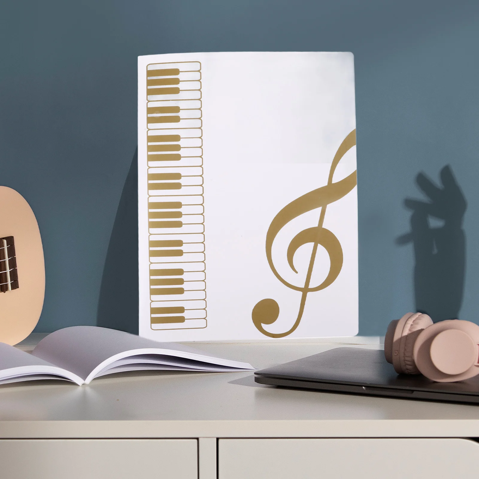 

Sheet Music Folder A4 Document Organizer Portable File Folder For Office School Music Studio Tidy Storage Loose Leaf
