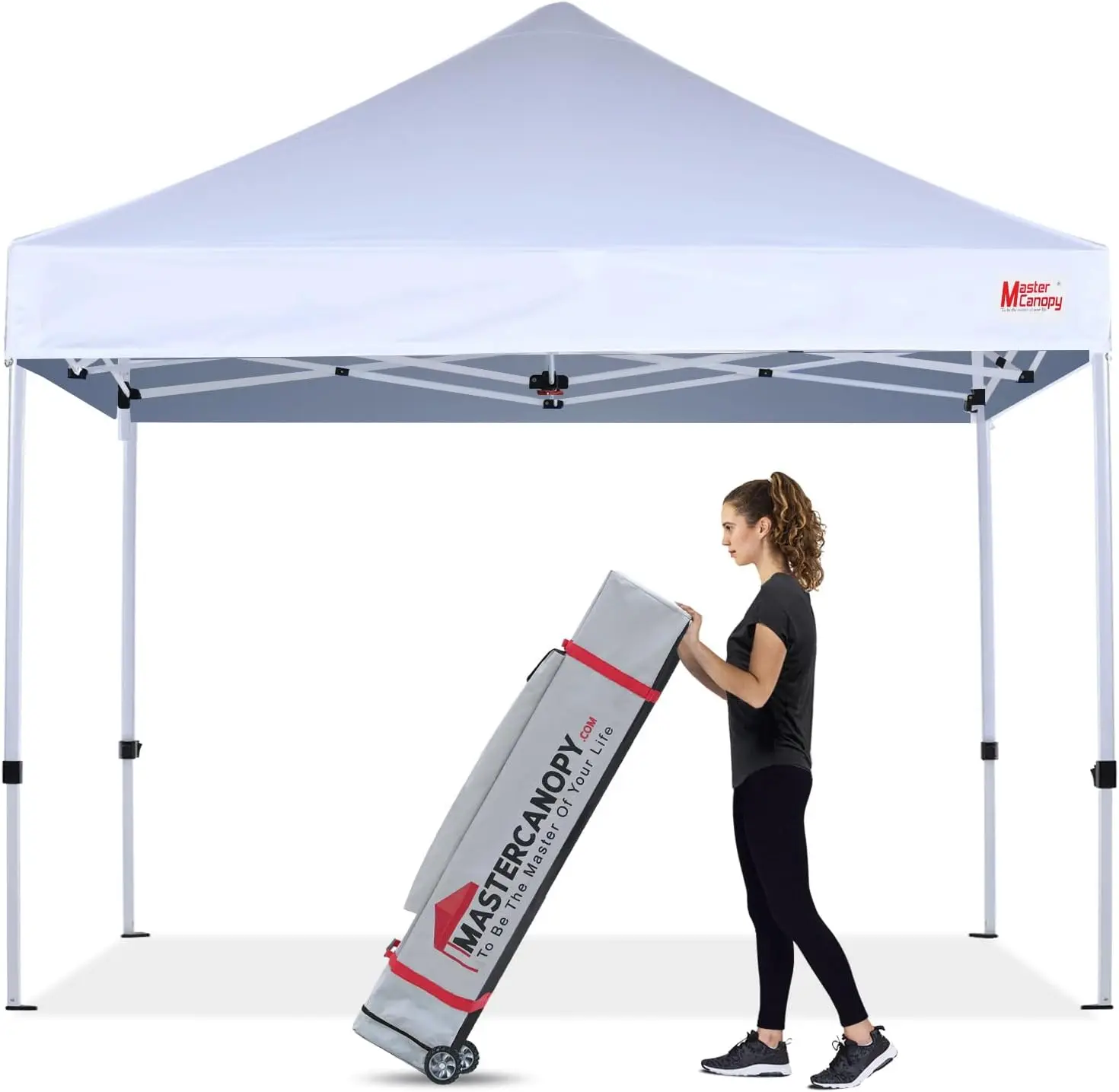 Pop Up Canopy Tent Commercial Grade 10x10 Instant Shelter (White) Easy and fast installation water proof  Accommodates 6-10