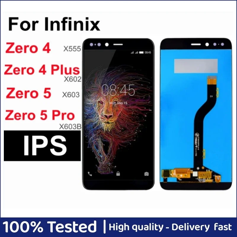 

ЖК-дисплей для Infinix Zero 4 X555 Zero 4 Plus 5 Pro X602 X603 X603B, дисплей с сенсорным экраном и дигитайзером в полной сборке