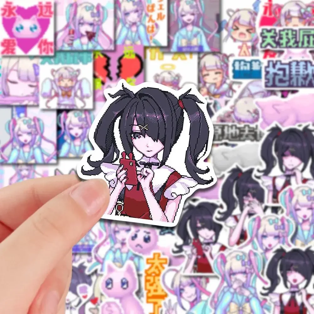 Diy Needy Girl Overdose Sticker Girl Cartoon Game Phone Case Water Cup Book Decorate Patch Material Pinup Picture Child Gift