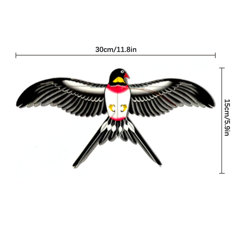 Kite 1Set Children Kite Toy Cartoon Butterfly Swallows Eagle Kite With Handle Kids Flying Kite Outdoor Toys