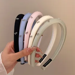 Diademas para niña y mujer, accesorios para el cabello, banda coreana con lazo de Hada, aro nuevo en dulces, Kawaii, cosas bonitas, moda líder, kpop, 2024