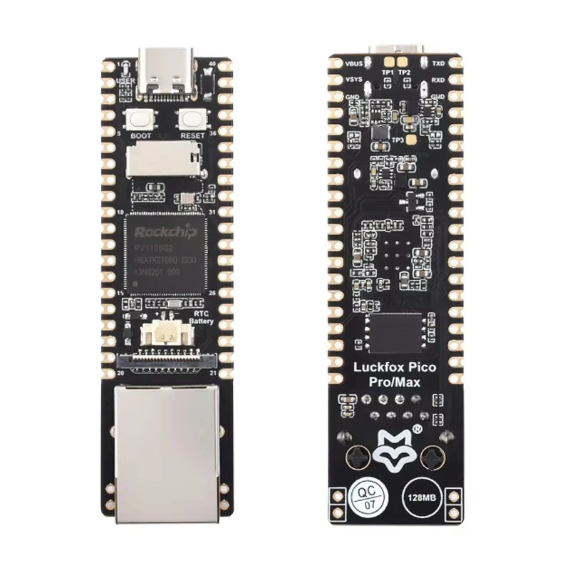 

Luckfox Pico Pro/Max RV1106 Linux Micro Development Board ARM Cortex-A7/RISC-V 128MB/256MB For Luckfox Pico