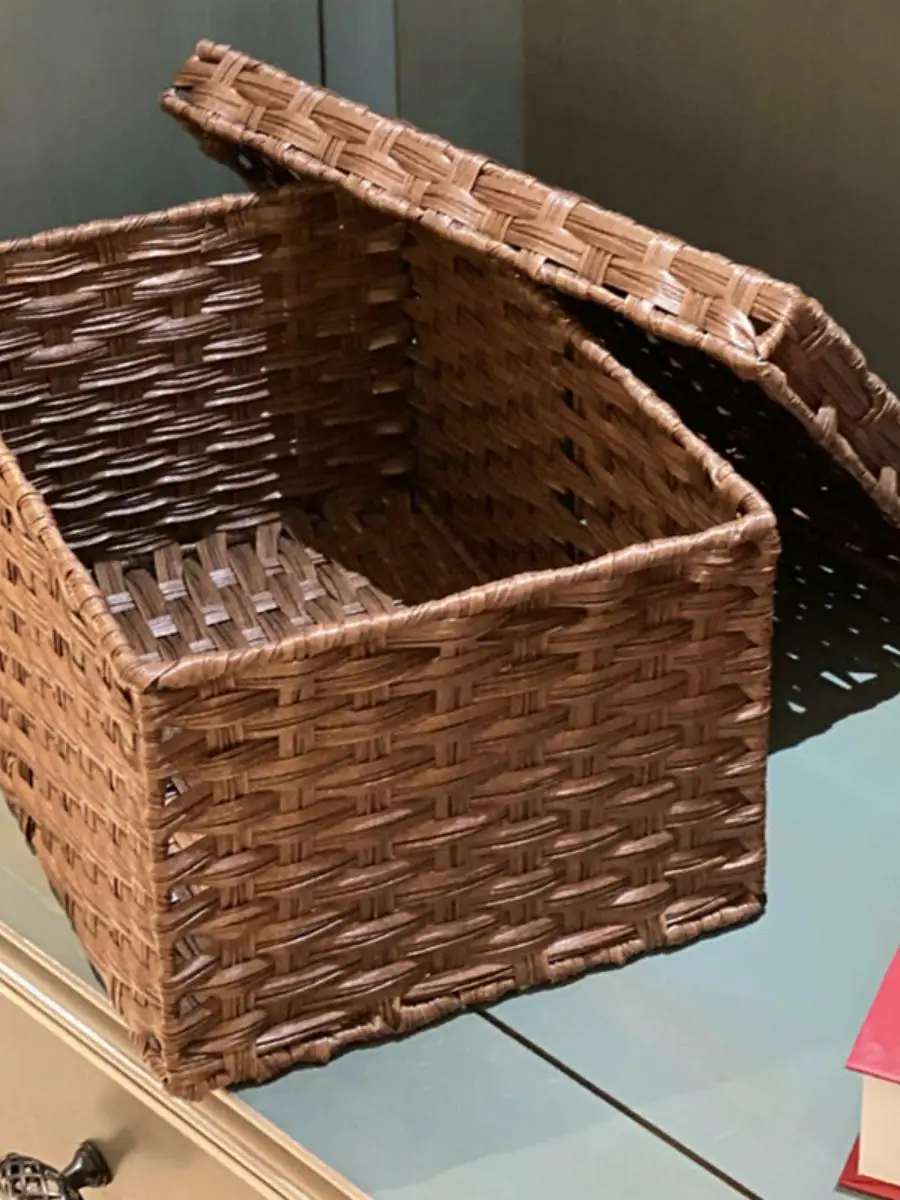 wicker-basket-storage-box-handcrafted-grass-weaving-organizer-for-snacks-toys-cluttered-space-solution-simple-style-pe-material