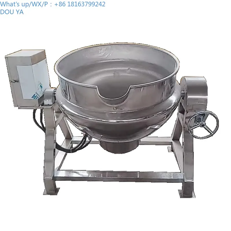 

2026 Industrial-Grade Steam Jacketed Kettle Cooking Machine for Large-Scale Restaurant Food Production Meat Cooking Pot Engine