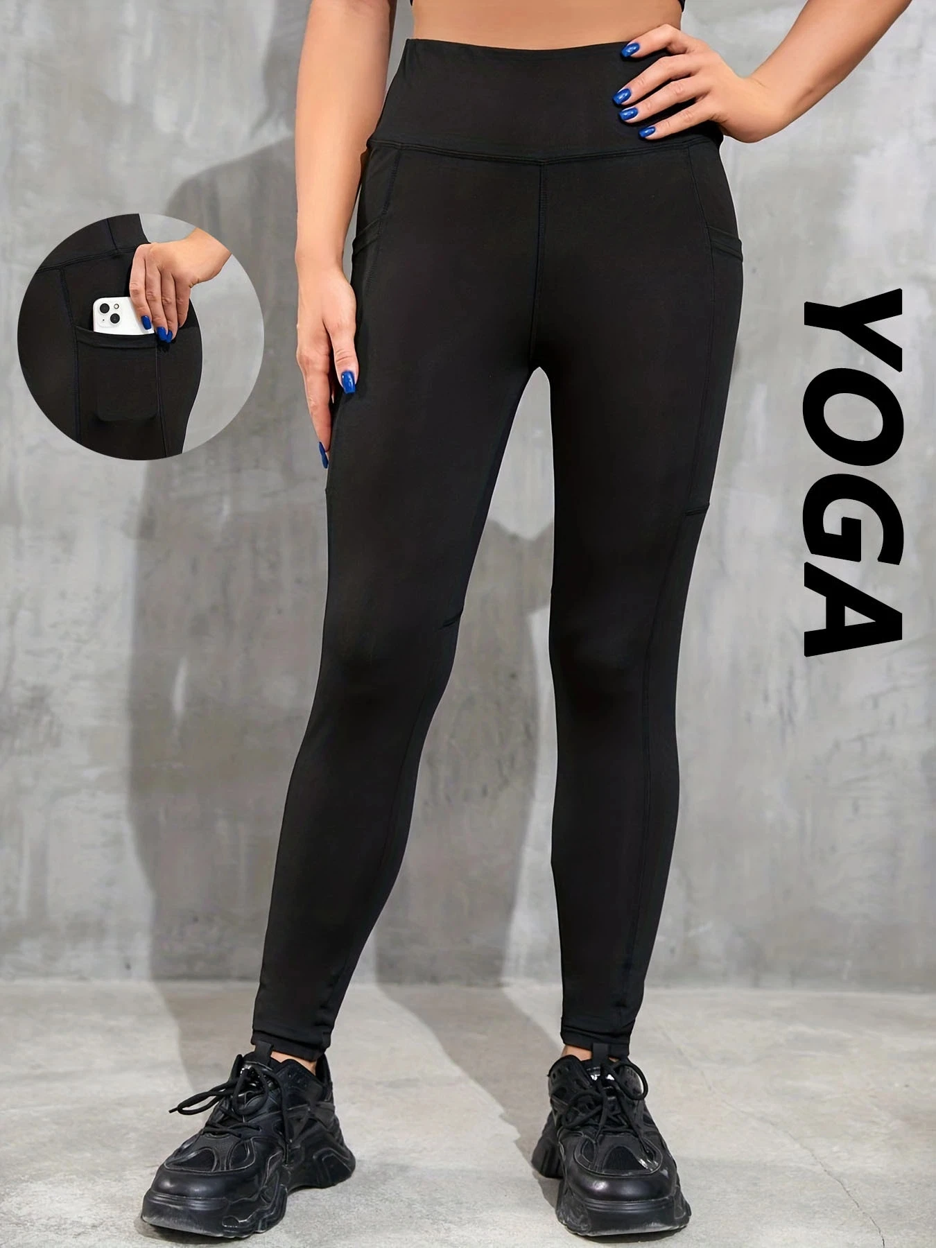 

Woman Gym Seamless Sports Yoga Pants Slant Socket Pocket High Waist Tummy Control Fitness Comfortable Breathable