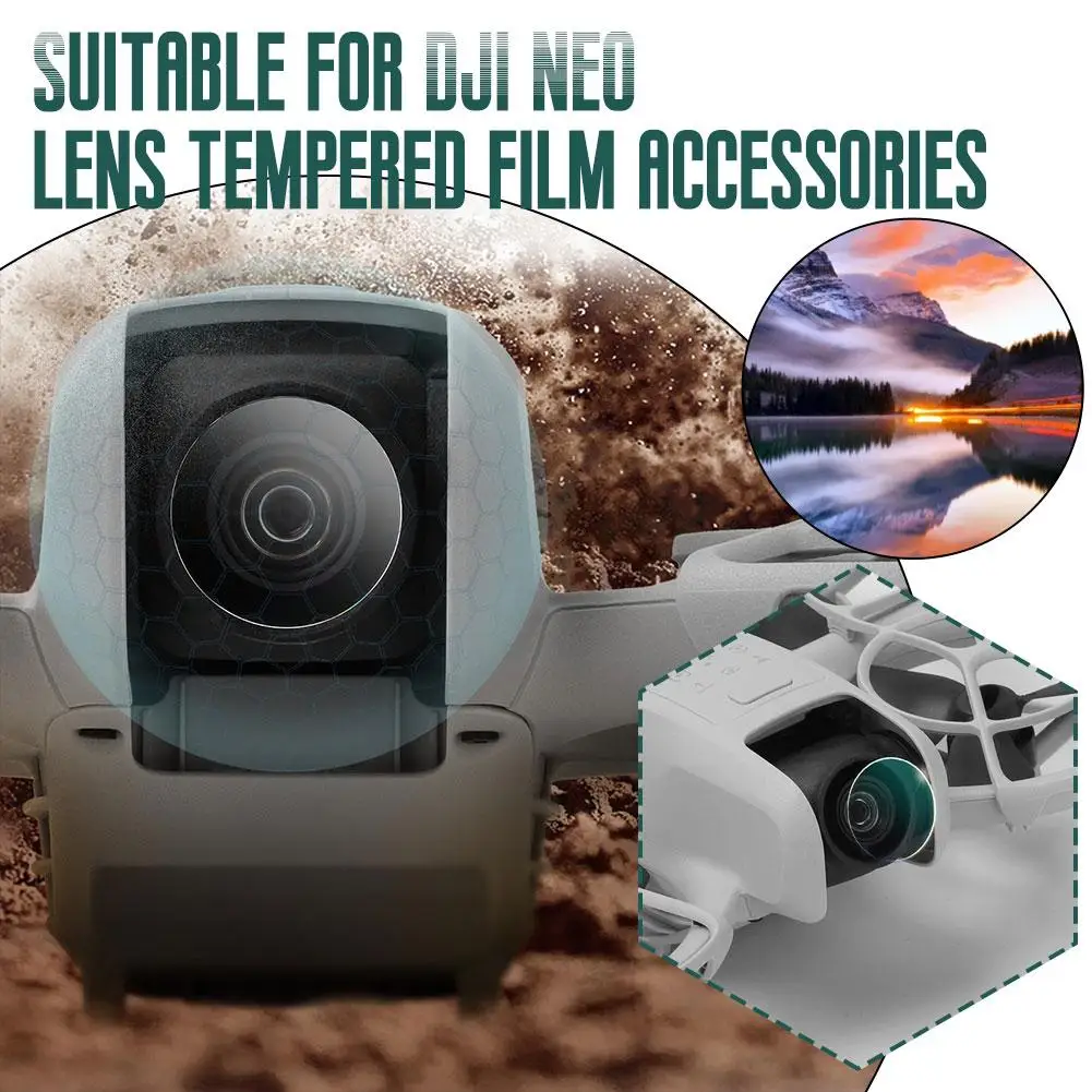 For Dji Neo Lens Tempered Film Accessories For Dji Neo Handheld Follow-up Aircraft, Lens Film For Dji Neo Explo E5y8