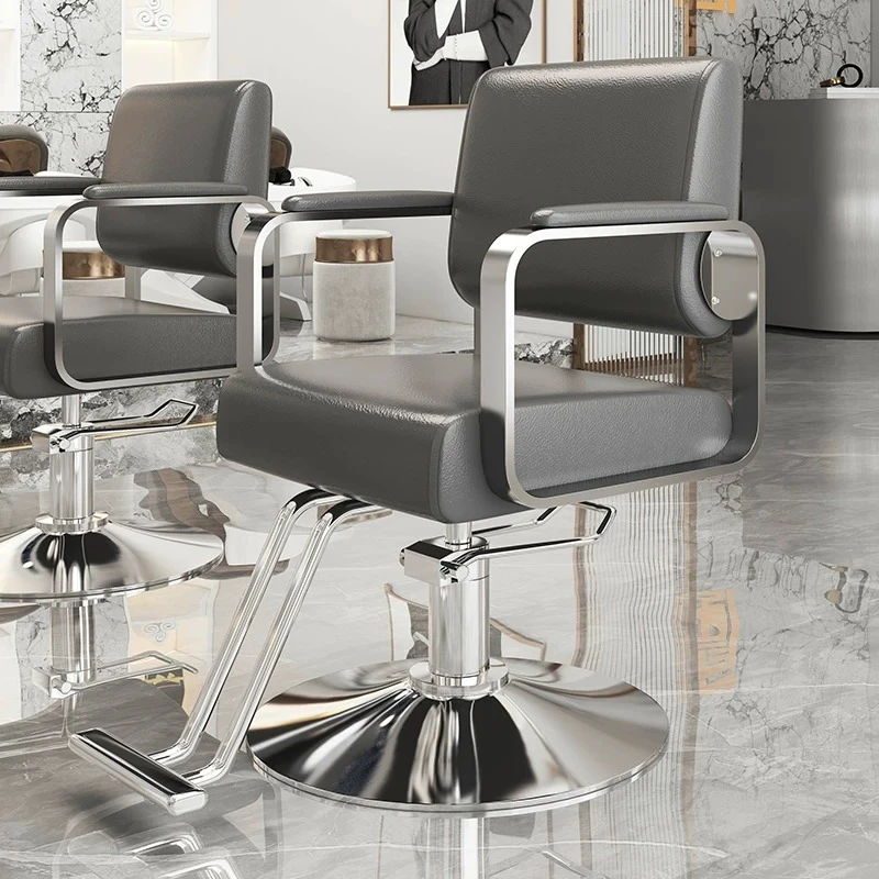 Professional Hairdresser Barber Chair Swivel Shampoo Makeup Barber Chair Waiting Styling Sillas De Oficina Commercial Furniture