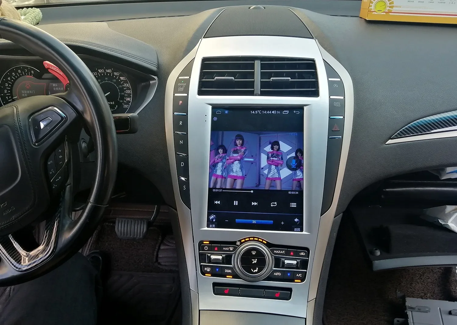 9.7''Radio per auto per Lincoln MKZ 2017 -2019 Wireless Carplay Android Auto Lettore multimediale GPS Autoradio Stereo Unità principale Schermo