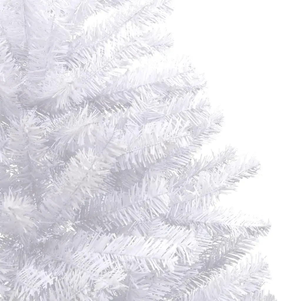 82.7'' Flocked Snow Artificial Hinged Christmas Tree - Stunning Holiday Decoration