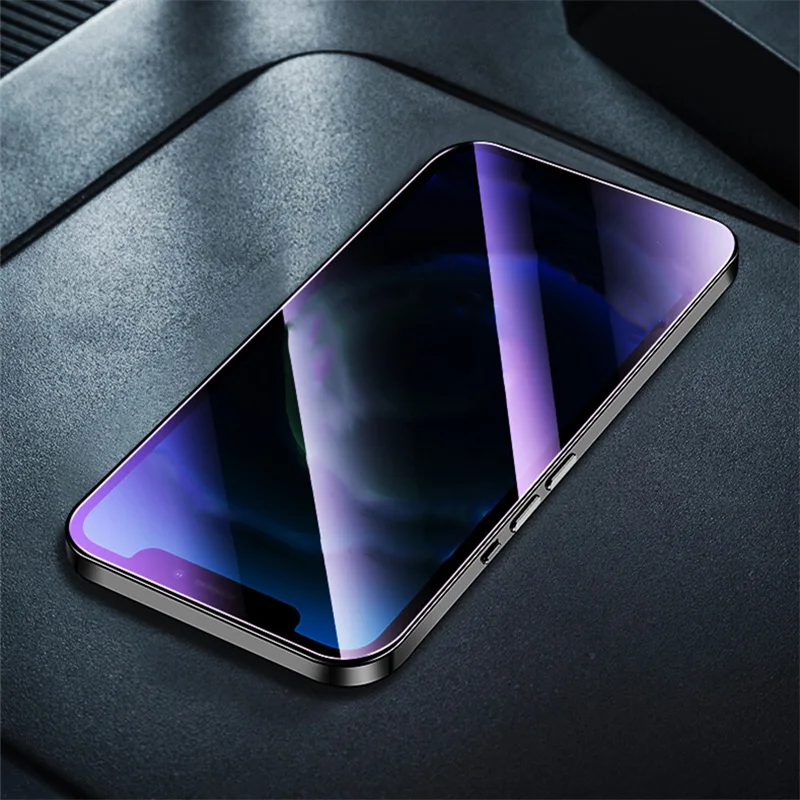 3 قطعة زجاج مقسى مضاد للأشعة الزرقاء لهاتف آيفون 17 Air 16E 16 15 14 13 12 11 16 Pro Max Mini Plus غطاء كامل زجاجي للشاشة #5