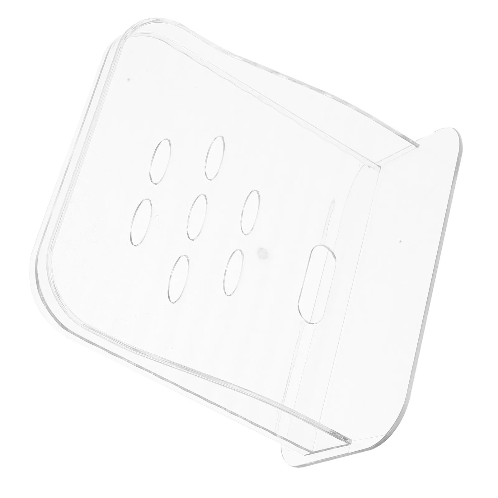 Wall Mount Floating Shelf No Drilling Security Camera Holder Small Wall Shelf Speaker Rack for Bathroom Bedroom Living Room