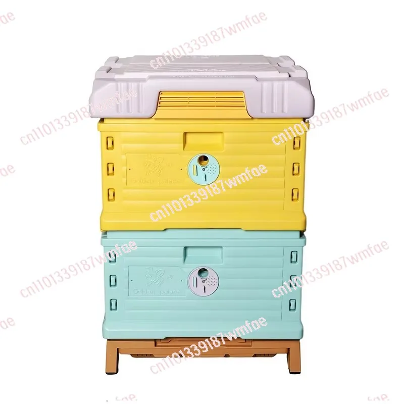 

2-Layer color insulating plastic beehive UV protection, size for apiary