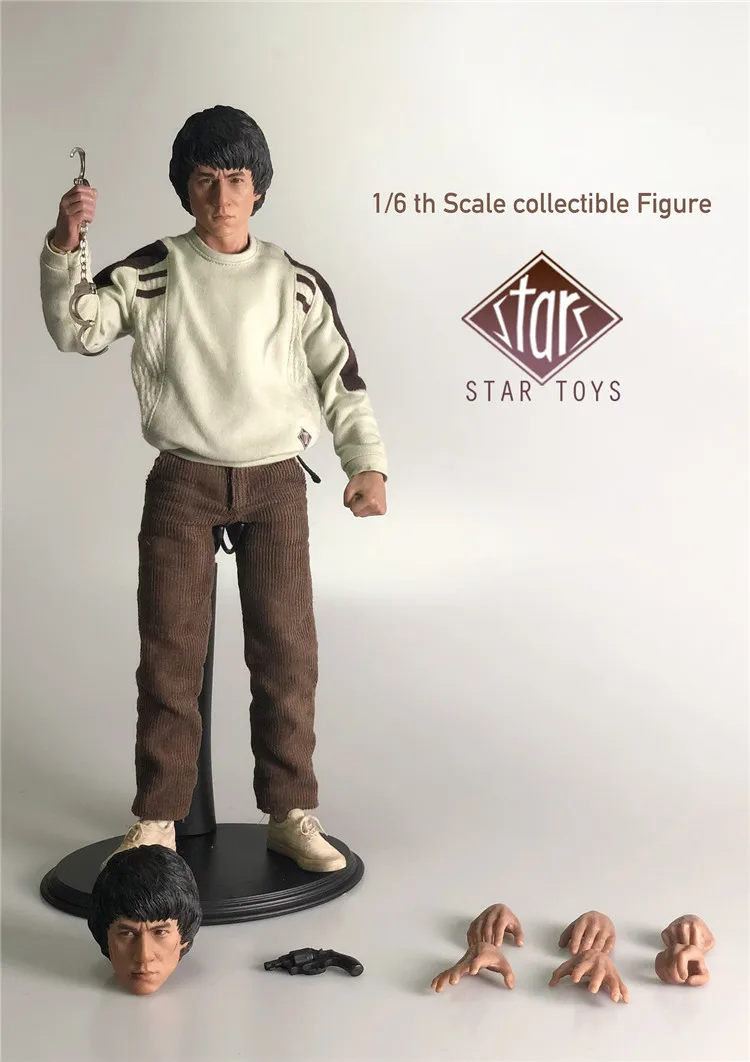 STAR TOYS-Figuras de Ação Soldado Masculino, Jackie Chan, Conjunto Completo, 12 '', 12'', Modelo em Estoque, STT-001, 1:6