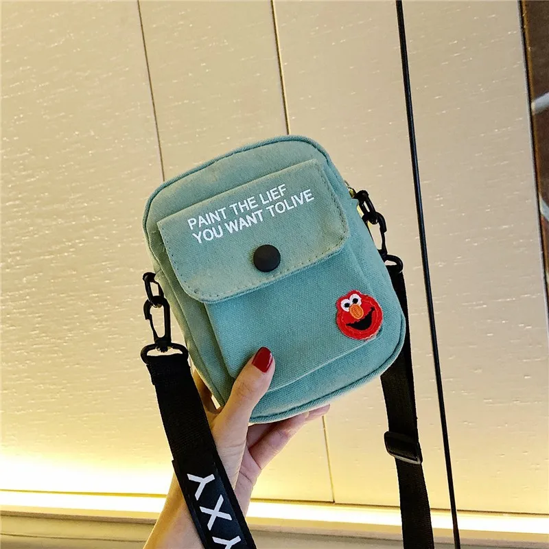 حقائب كروسبودي شائعة للأولاد والبنات ، حقائب قماشية لطيفة للأطفال ، عصرية ، مطابقة للجميع ، متوسطة وكبيرة