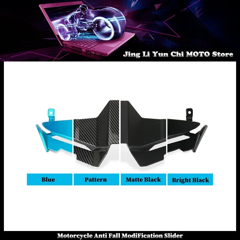 

Motorcycle Accessories Front Fairing Winglets Aerodynamic Wing Shell Cover Protection Guards Kit For 675SR 675SR-R 2024-2025