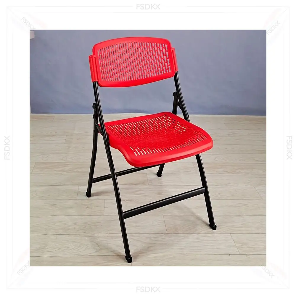 Modern Compact Stackable Folding Chair for Restaurants Durable Plastic Outdoor Restaurant Furniture Available Multiple Colors
