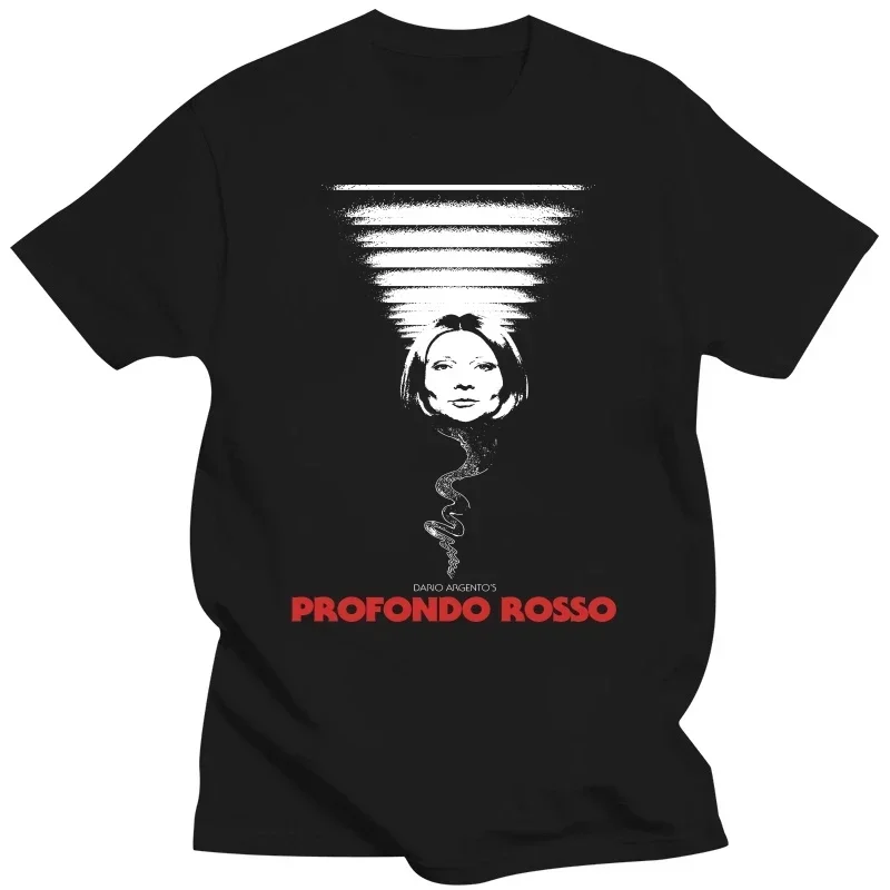 fashion heavyweight 2024 SUMMER TOPS MEN CLOTHING Profondo Rosso Deep Red Dario Argento Classic horro Movie Poster Style t-Shirt