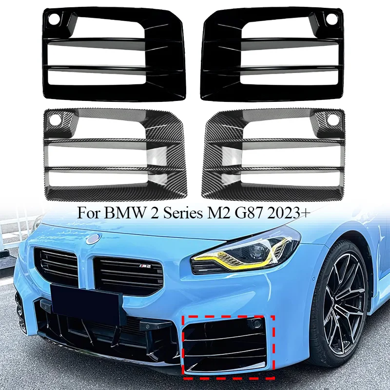 

For BMW 2 Series M2 G87 2023+ Car Front Air Vent Grille Cover Front Bumper Protection Cover Front Air Intake Bumper Grille Kit