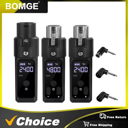 Micrófono Convertidor Inalámbrico Transmisor Xlr y Receptor De Micrófono Micrófono De Condensador Dinámico Universal