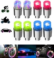 4Pcs Durable Tire Valve Cap Lights - Illuminate Air Valve Caps for Cars, Motorcycles, Bicycles & Electric Vehicles