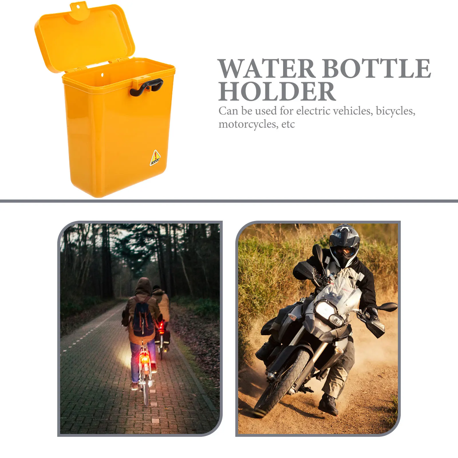 

Motorcycle Tool Box Storage Organizer Heavy Duty Durable Plastic Case For Side Fork Accessories Wrench Screwdriver Storage Large