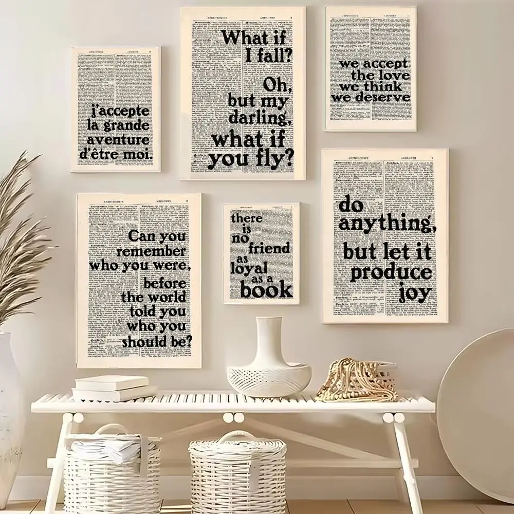 Motivational Quotes Success Future Poster Waterproof HD art sticky wall home bedroom aesthetic decoration Gifts