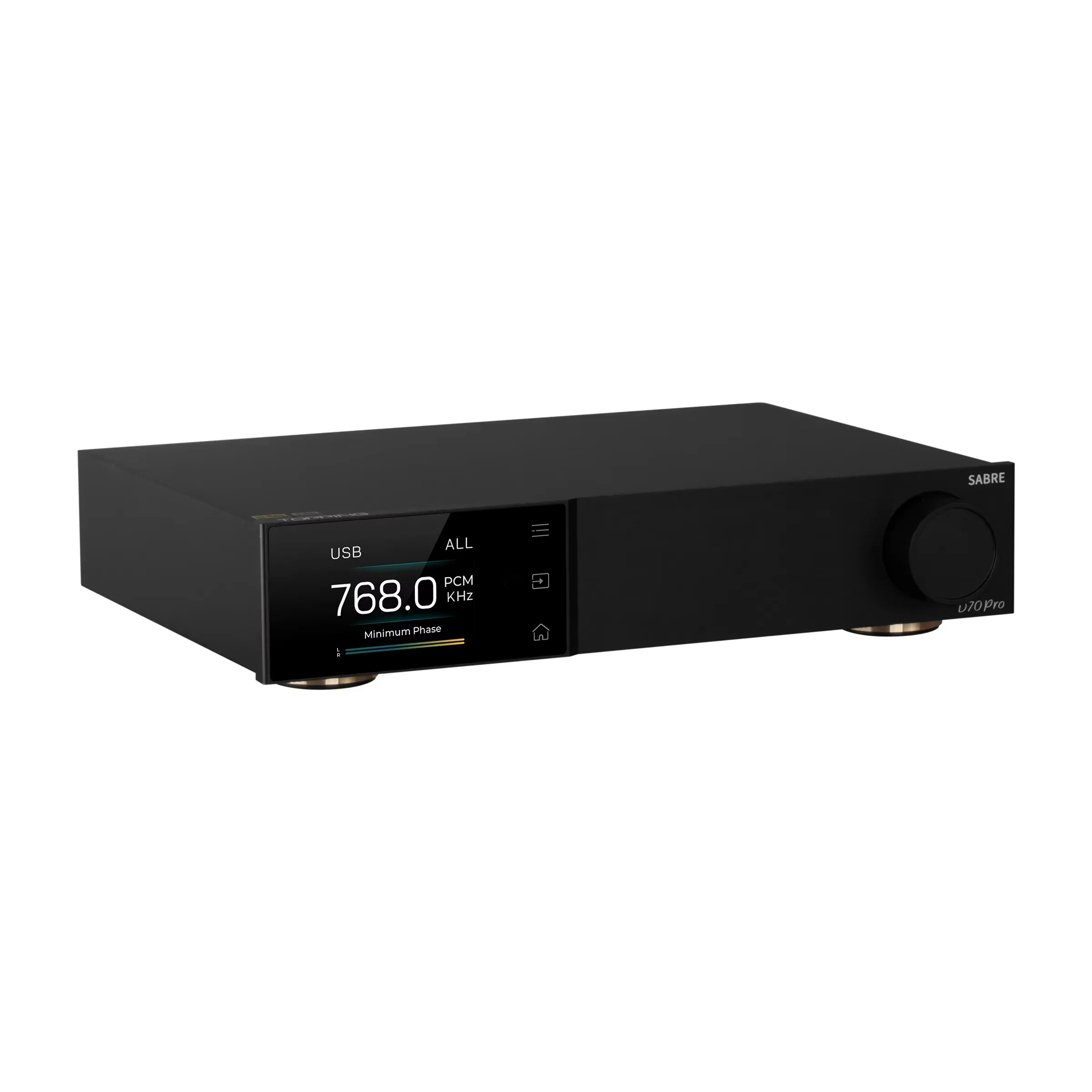 TOPPING dsd ES9039SPRO 32Bit/768kHz DSD512 DAC MQA Decoder dengan Remote Control DAC Terbaik D70Pro TOPPING D70 Pro SABRE