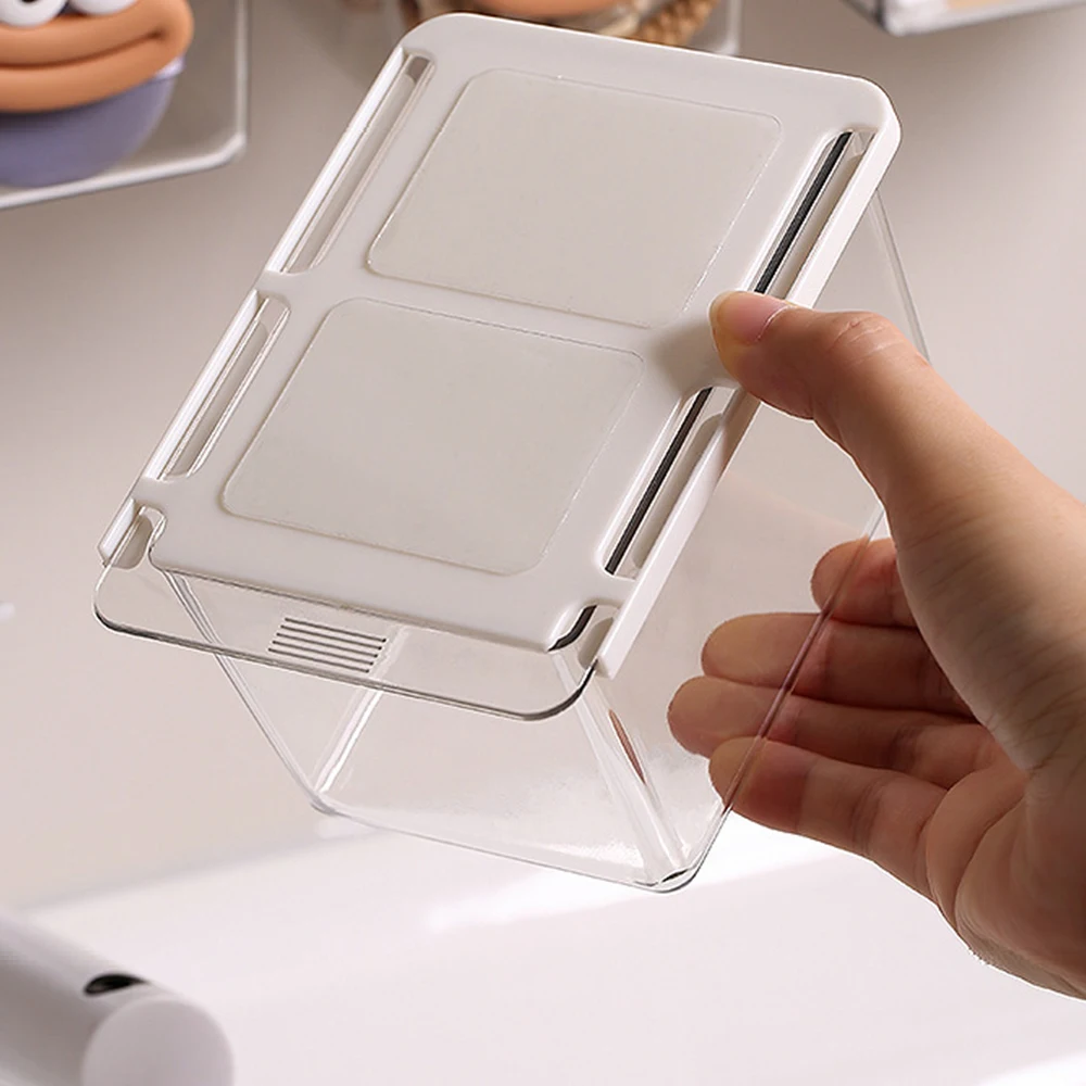 خزانة صغيرة معلقة درج صندوق تخزين ل تحت خزانة حمام مكتب ذاتية اللصق المنظم صندوق مخزن للمكياج الحاويات