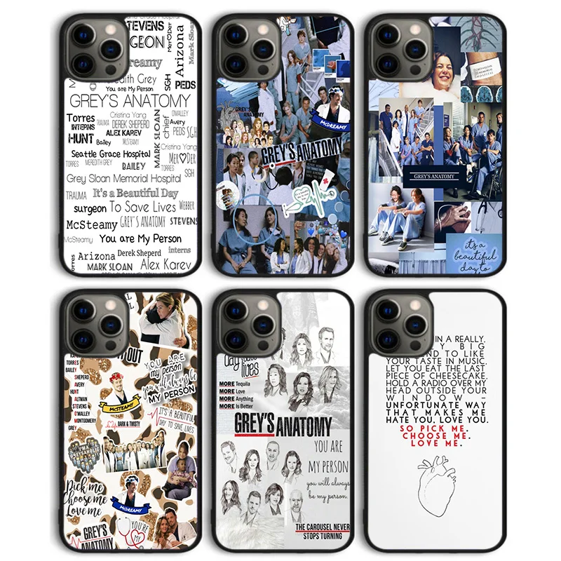 Greys Anatomy You are my person Phone Case Cover for iPhone 16 15 SE2020 14 13 11 12 Pro Max mini XS XR X PlusS Shell Coque