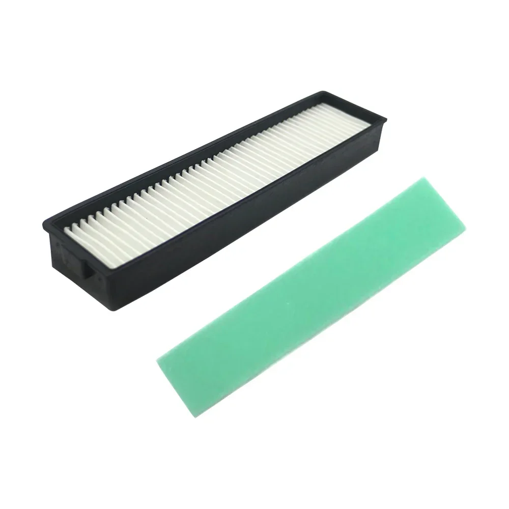 2pcs/Lot 1PC H11 HEPA Filter and 1pc Green Sponge for LG Hom Bot VR6270LVM VR65710 VR6260LVM VR6370LVM Series Robot Cleaners