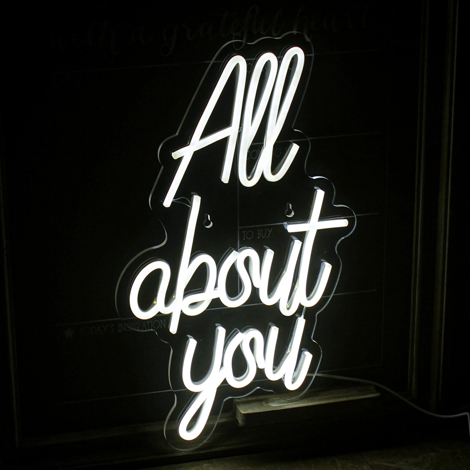 It Was Always You Neon Sign Led Light Bedroom Wall Wedding Scene Layout Valentine's Day Party Home Restaurant Decoration Lamp