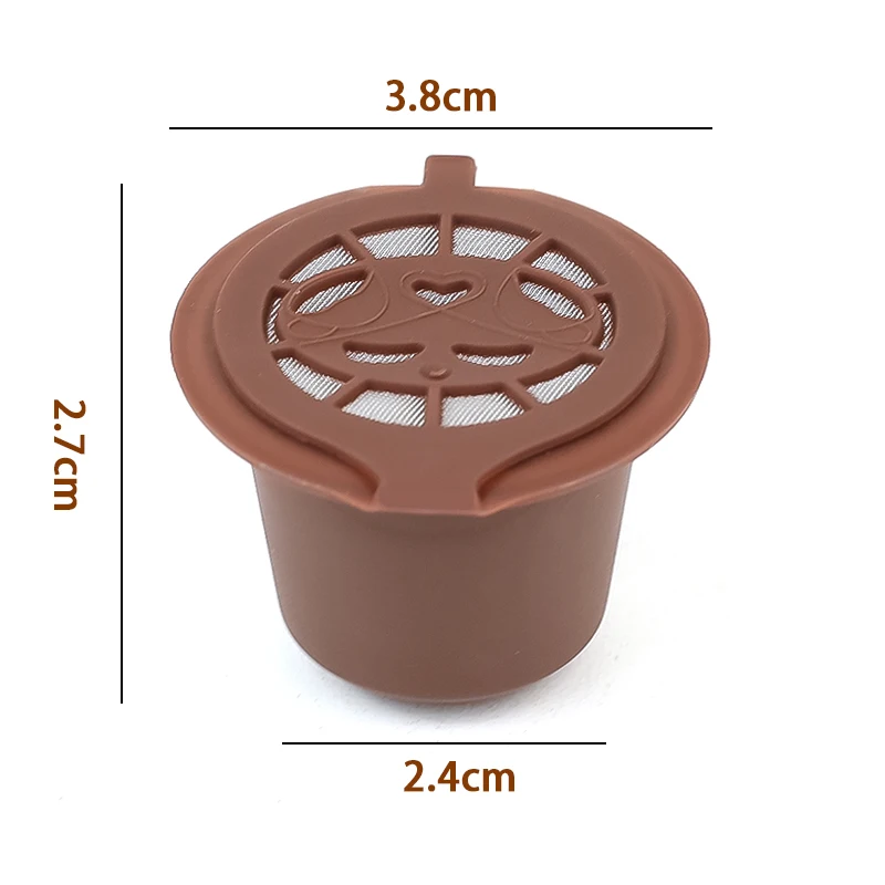 3pcs For NESPRESSO Coffee Capsule Shells with Reusable Filling Coffee Powder Filters