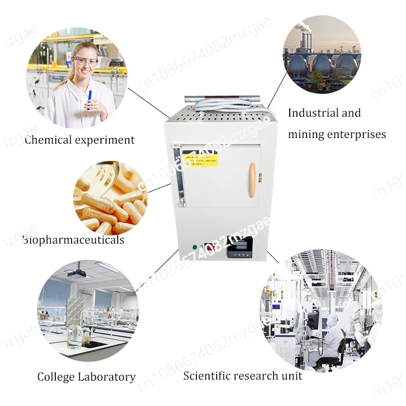 Advanced 220V Small Electric Furnace for Laboratory, High-Temperature Intelligent Muffle Furnace with Ceramic Fiber Insulation