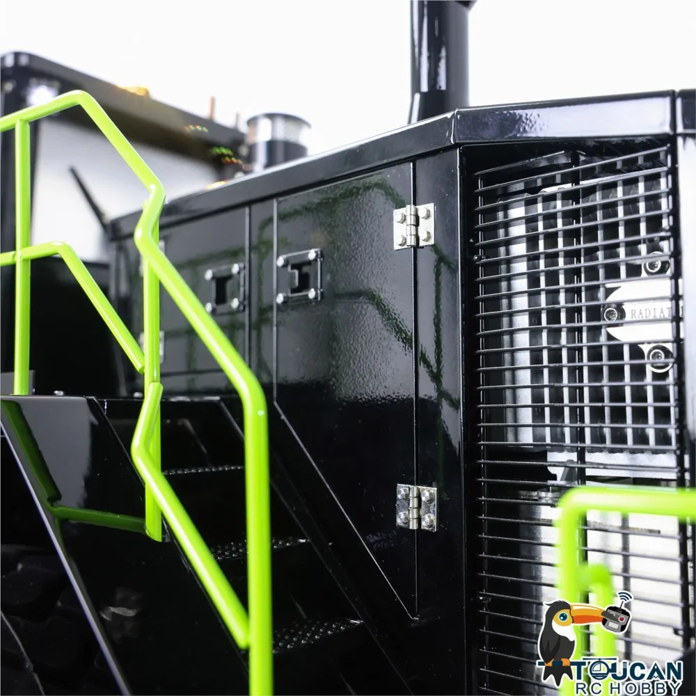 Huina Kabolite K988 1/14 Hydraulische RC Loader Afgewerkte auto's Lichtgeluidssysteem Vrachtwagens Model Radiogestuurd voertuig Mover Speelgoed