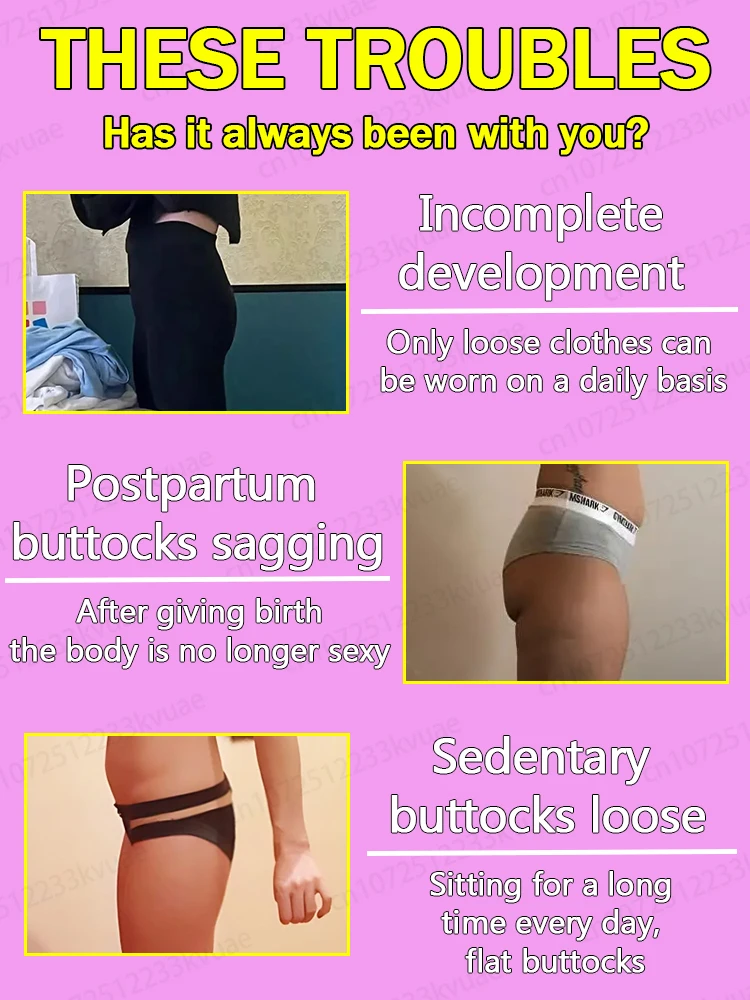 Diga adiós a baja confianza en autoconfiencia. Mejora de glúteos, levantamiento de glúteos.