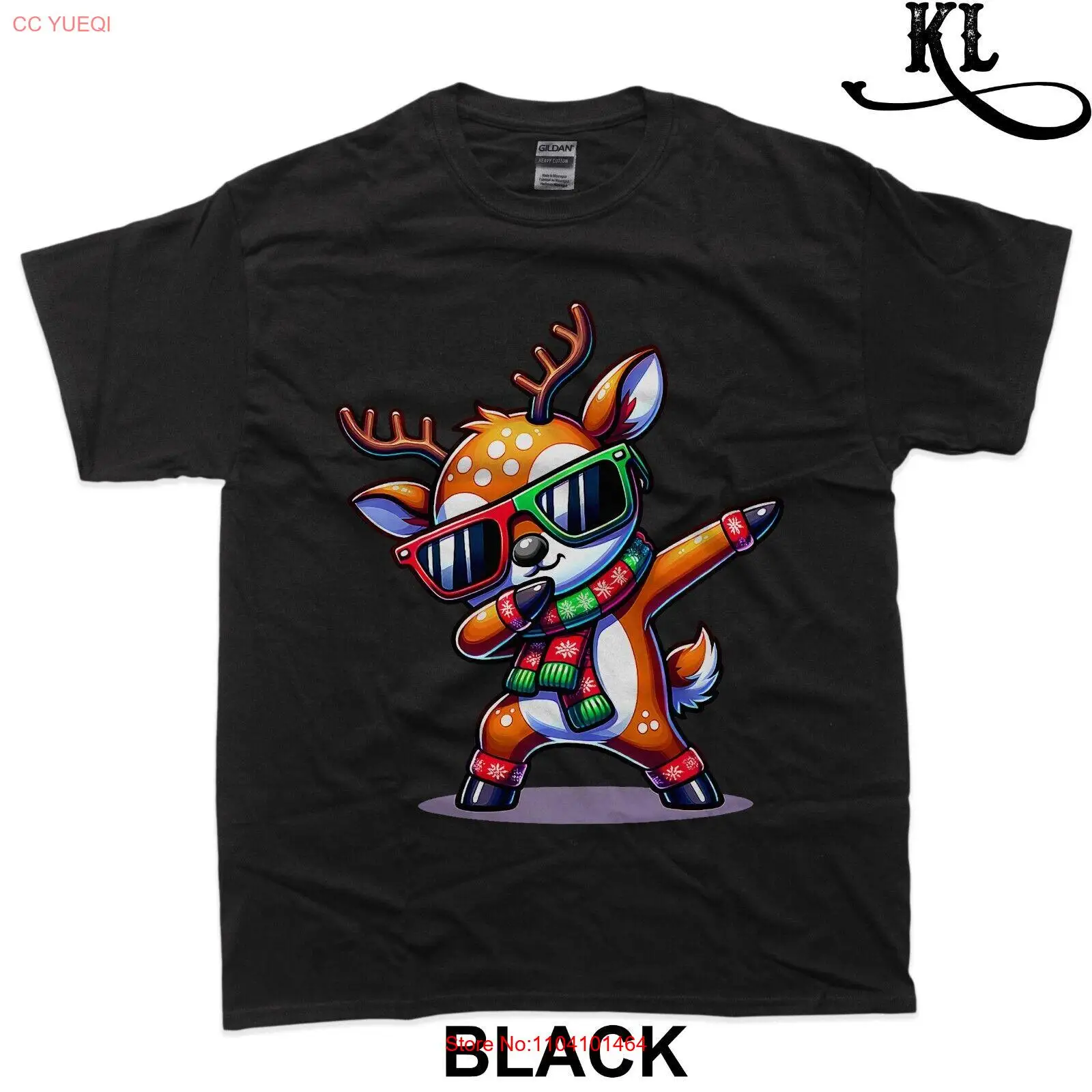 

Рождественская забавная футболка с изображением оленей для мальчиков и девочек, Санта-Рождество