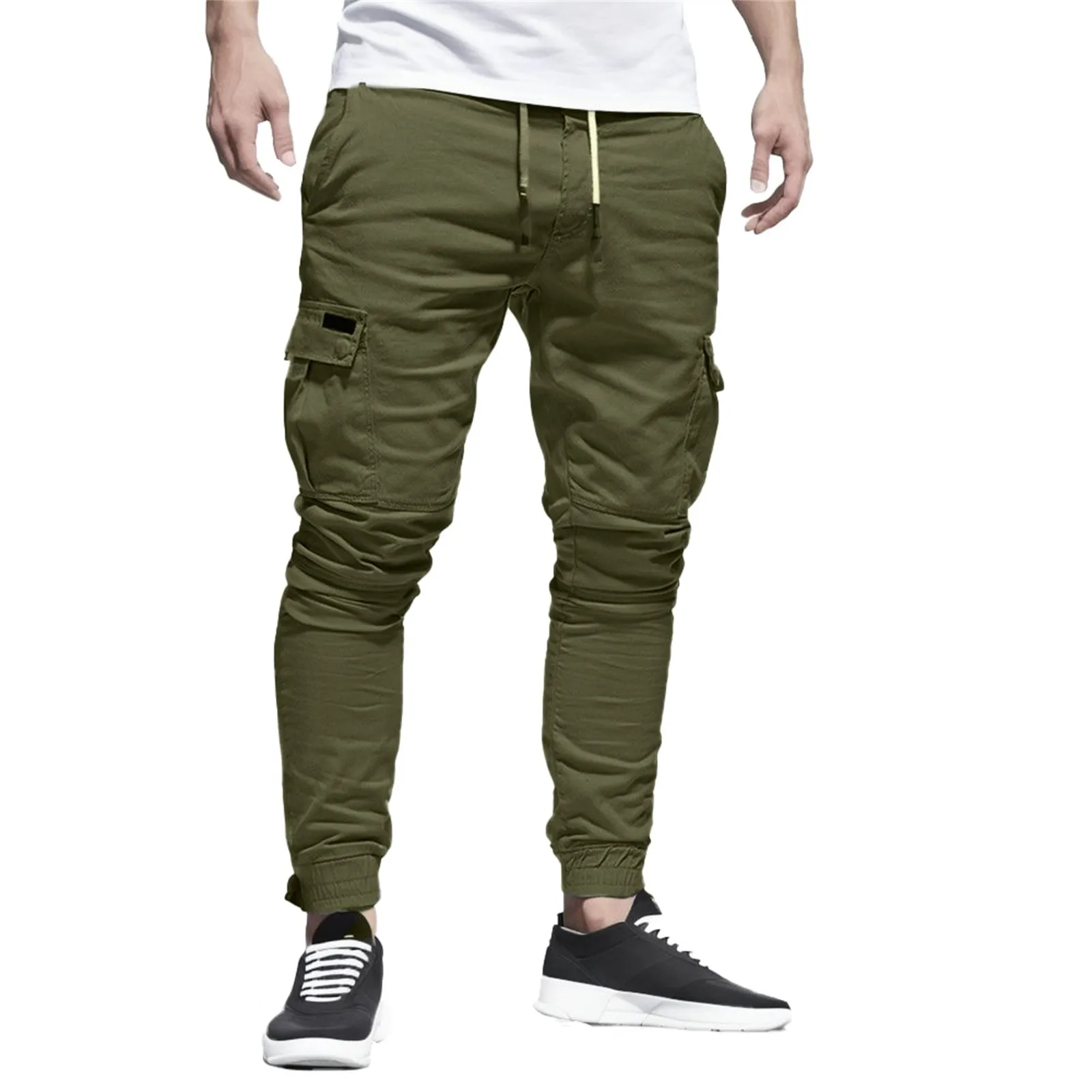 Spodnie męskie na co dzień moda duża kieszeń hiphopowe spodnie haremowe jakość znosić spodnie dresowe miękkie męskie biegaczy męskie spodnie pantalones