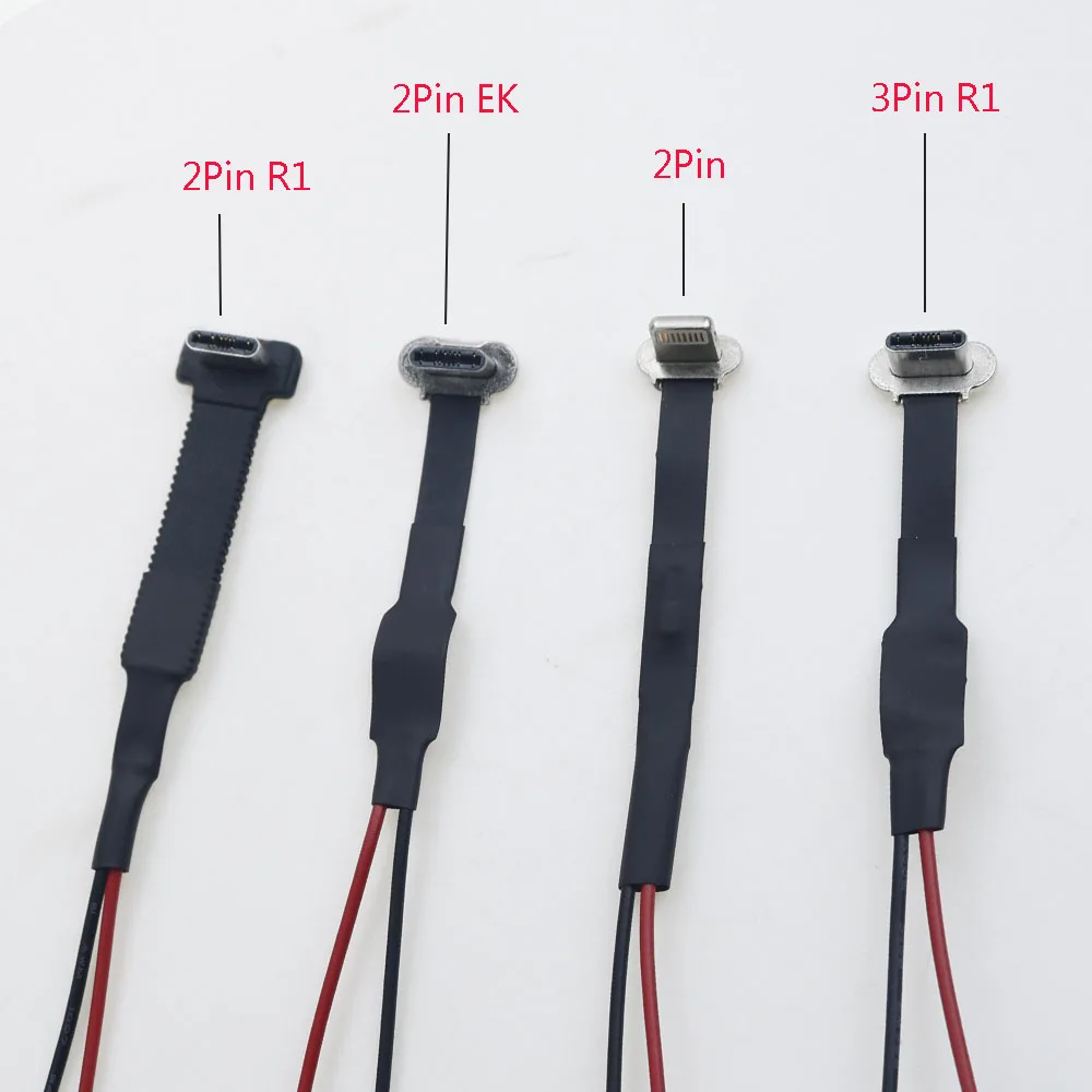 

FPC Flexible Cable 2Pin 3Pin R1 Micro USB Type-C Back Clip Wireless Charging EK Welding Wire Flat Cable Charging Adapter