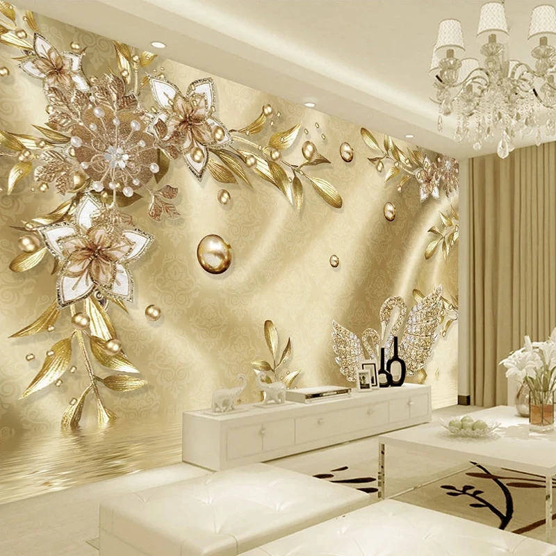 papel-de-parede-personalizado-3d-com-flores-douradas-joias-mural-de-luxo-europeu-hotel-sala-de-estar-sofa-tv-fundo-quarto-restaurante