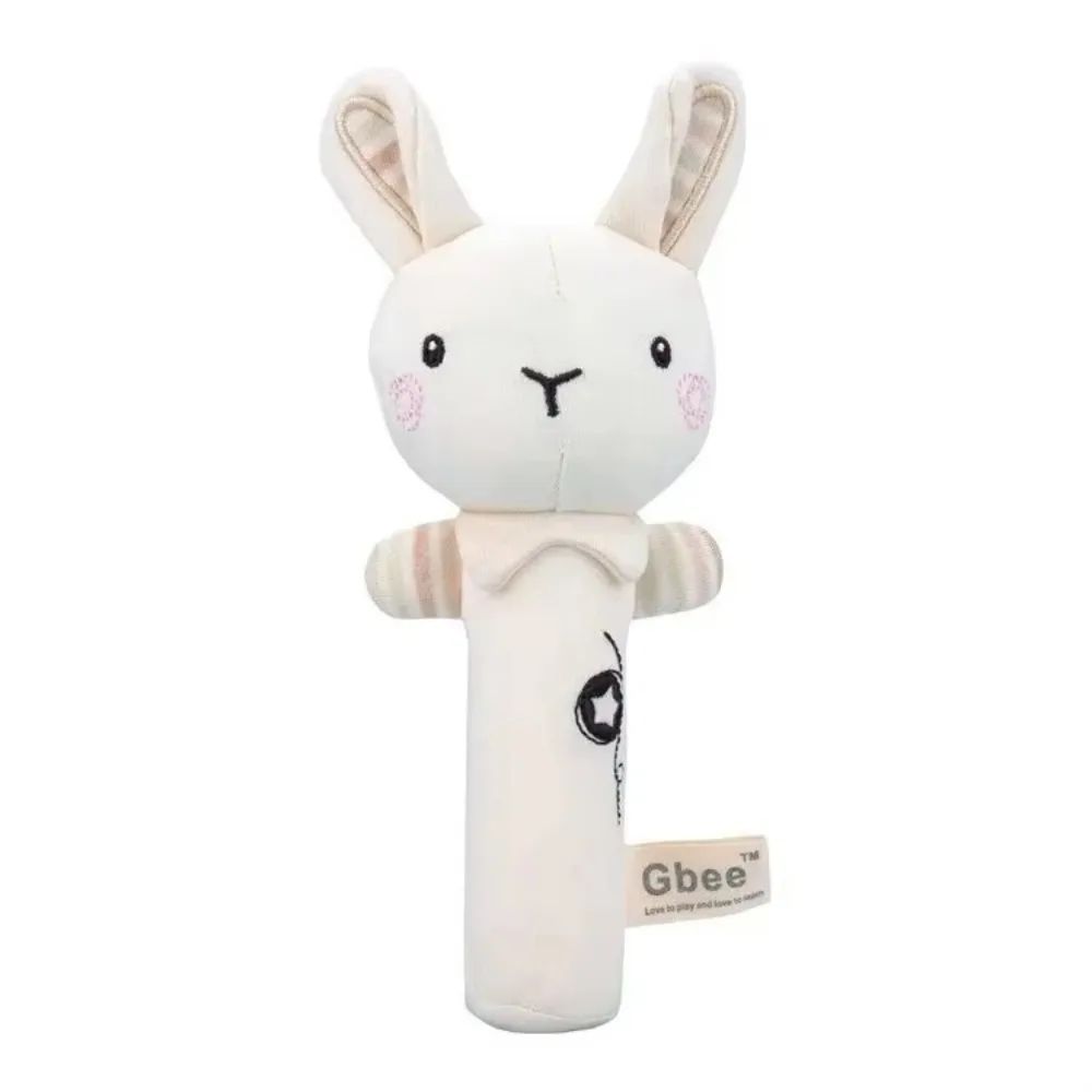 Leuke Cartoon Dieren Baby Hand Shaker Pluche Zacht Pasgeboren Comfort Speelgoed Kind Educatief Handbellen Baby Comfort Speelgoed Baby Rammelaar