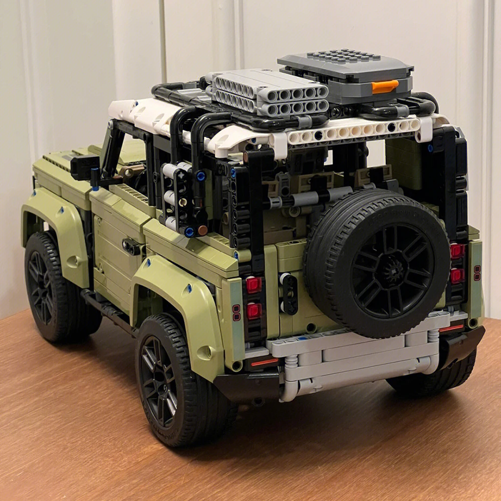 42110 Technic Land Rover Defender Collector Model Car Off Road 4x4 Car, modello esclusivo da collezione, Advanced Building Set