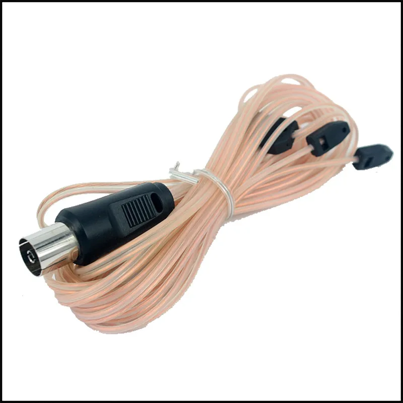 Free Shipping FM Radio Antenna MD Audio Amplifier FM Boost Signal Receiver Antenna Transparent Straight Female Antenna