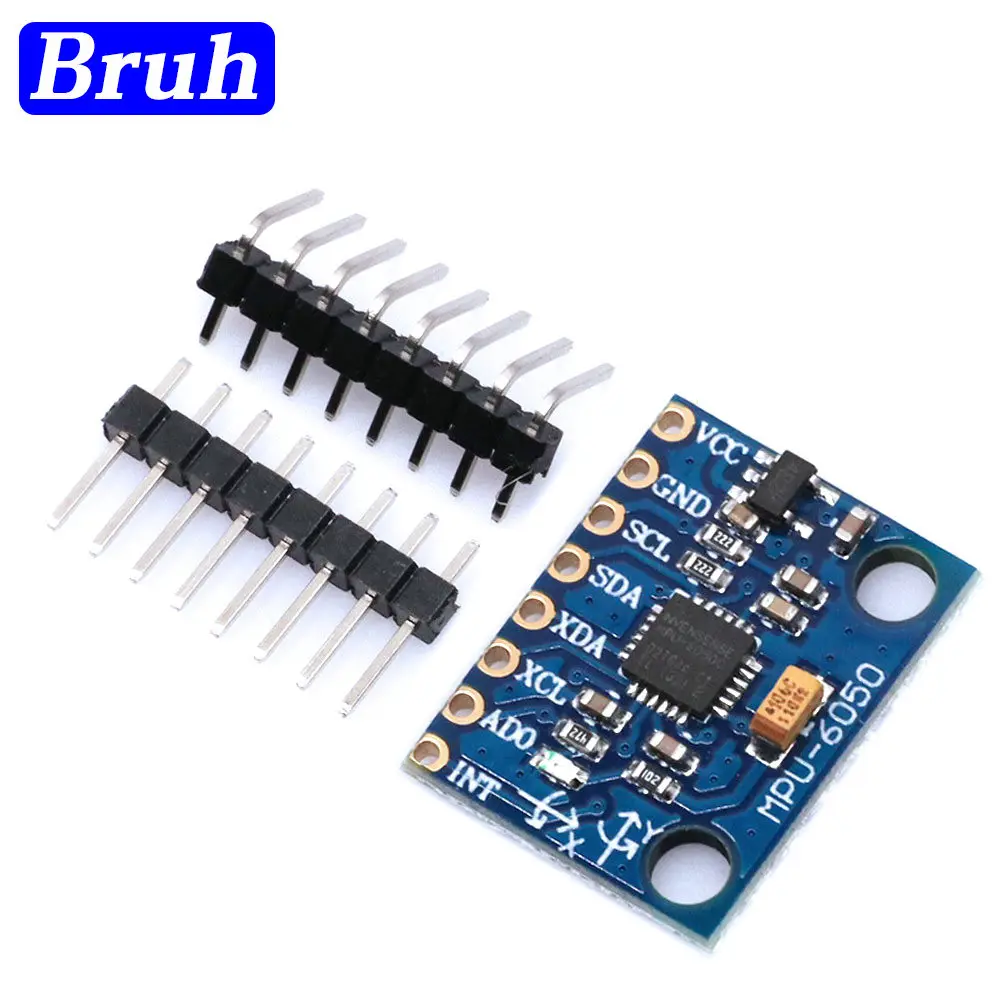 IIC I2C GY-521 MPU-6050 MPU6050 moduł 3-osiowy analogowy żyroskop czujniki akcelerometr dla Arduino DC 3 V-5 V
