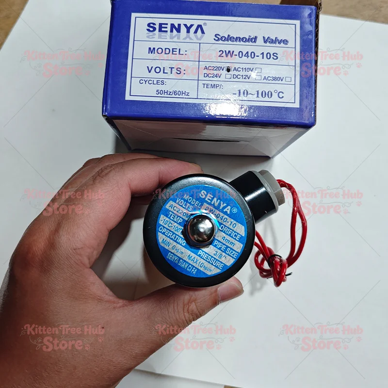 Normally Closed Solenoid Valve Copper Plated Water Valve 2W-025-08 2W-040-10 2W-160-15 2W-200-20 2W-250-25 AC220V DC24V DC12V