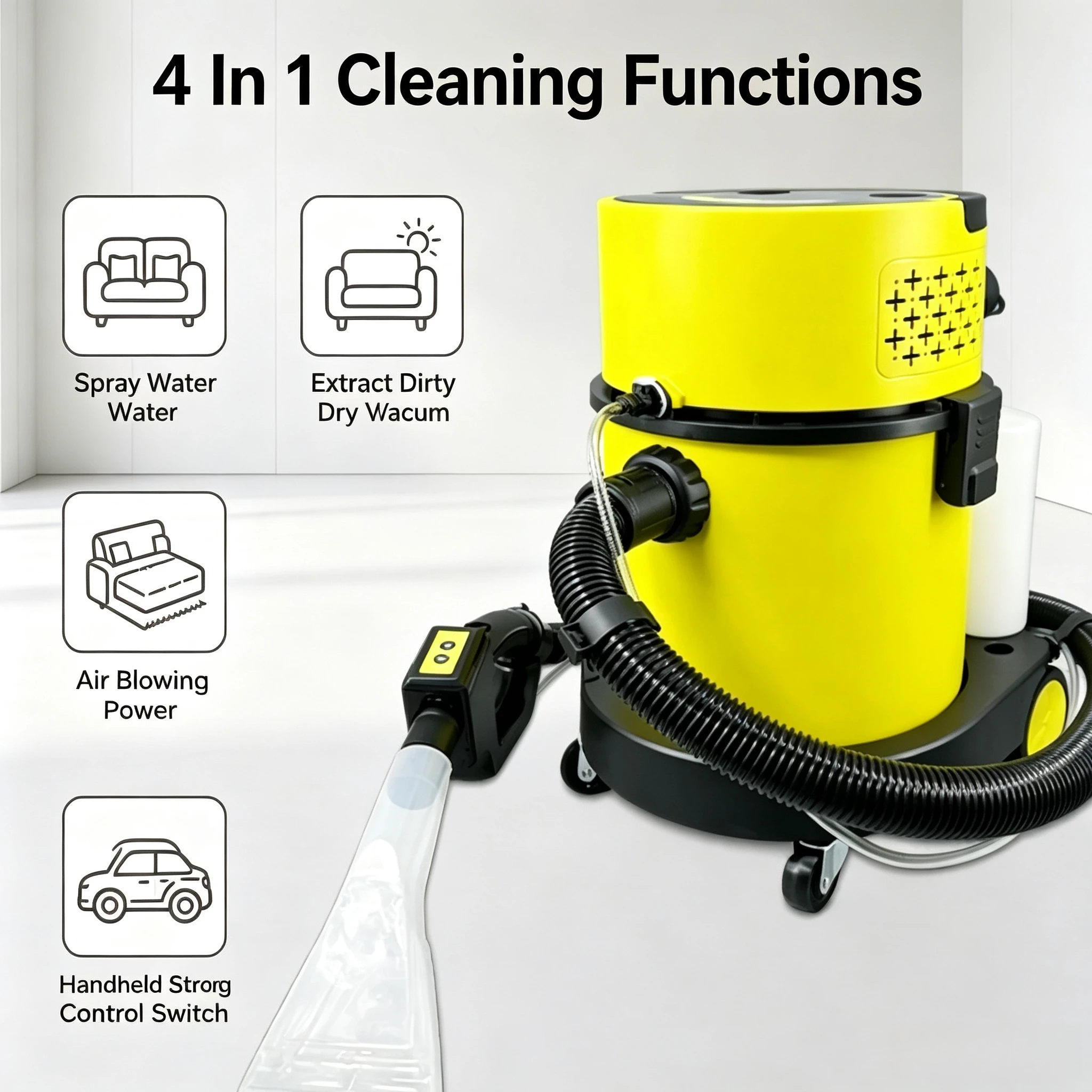 مكنسة كهربائية صناعية ومتعددة  - مراجعة Wet Dry Vacuum Shop وسعره