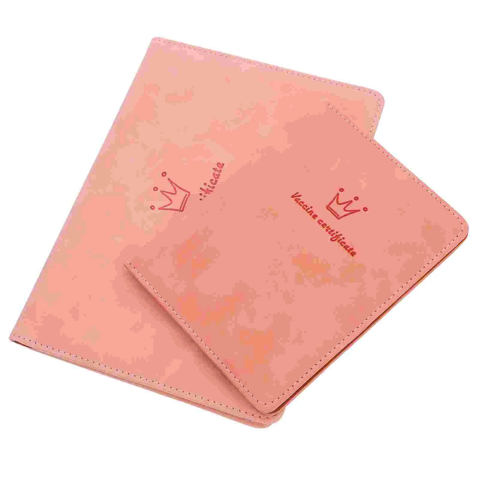 2 PCS Birth Certificate Cover Folder Binder Protective Covers Paper Protector Holders Clips Case Documents