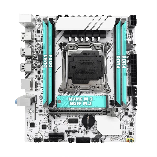Imagen 2 del producto Juego de placa base ZSUS X99-W con LGA2011-3 Xeon E5 2680V4 CPU DDR4 16GB (1*16GB) 2133MHZ memoria RAM NVME M.2 SATA