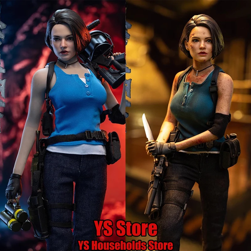 

SWTOYS FS072 Чистая версия FS073 Боевая поврежденная 1/6 Валентина Джилл Отдельный катящийся дизайн глазного яблока Нежная 12-дюймовая фигурка