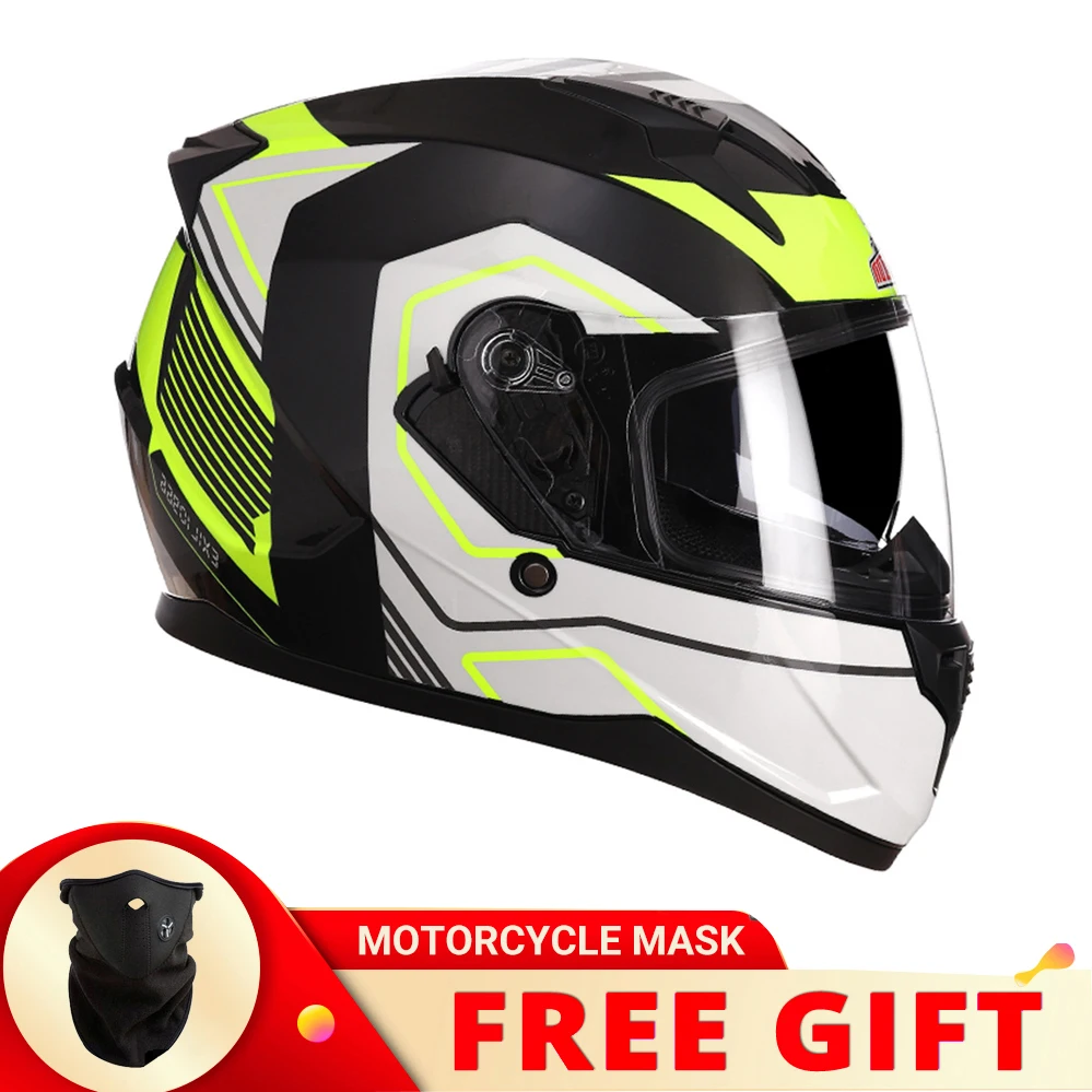 

Unisex Limited edition Full Face Motorcycle Helmet Riding Racing Motorcycle Winter Warm Casco Capacete DOT ECE Approved Helmet